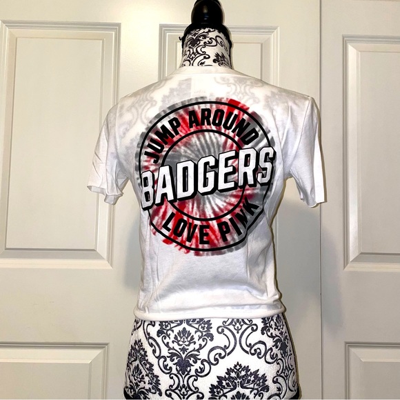 VS PINK UW Badgers crop top - Picture 1 of 5